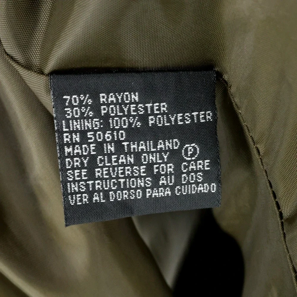 Kasper ASL Jacket Dress Petites 10P Green Plaid Tweed Pockets Lined Career Vtg - Picture 9 of 16